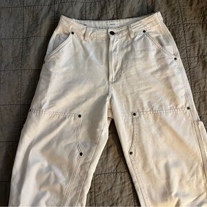 P and Co 304 Albion Carpenter Pant ecru